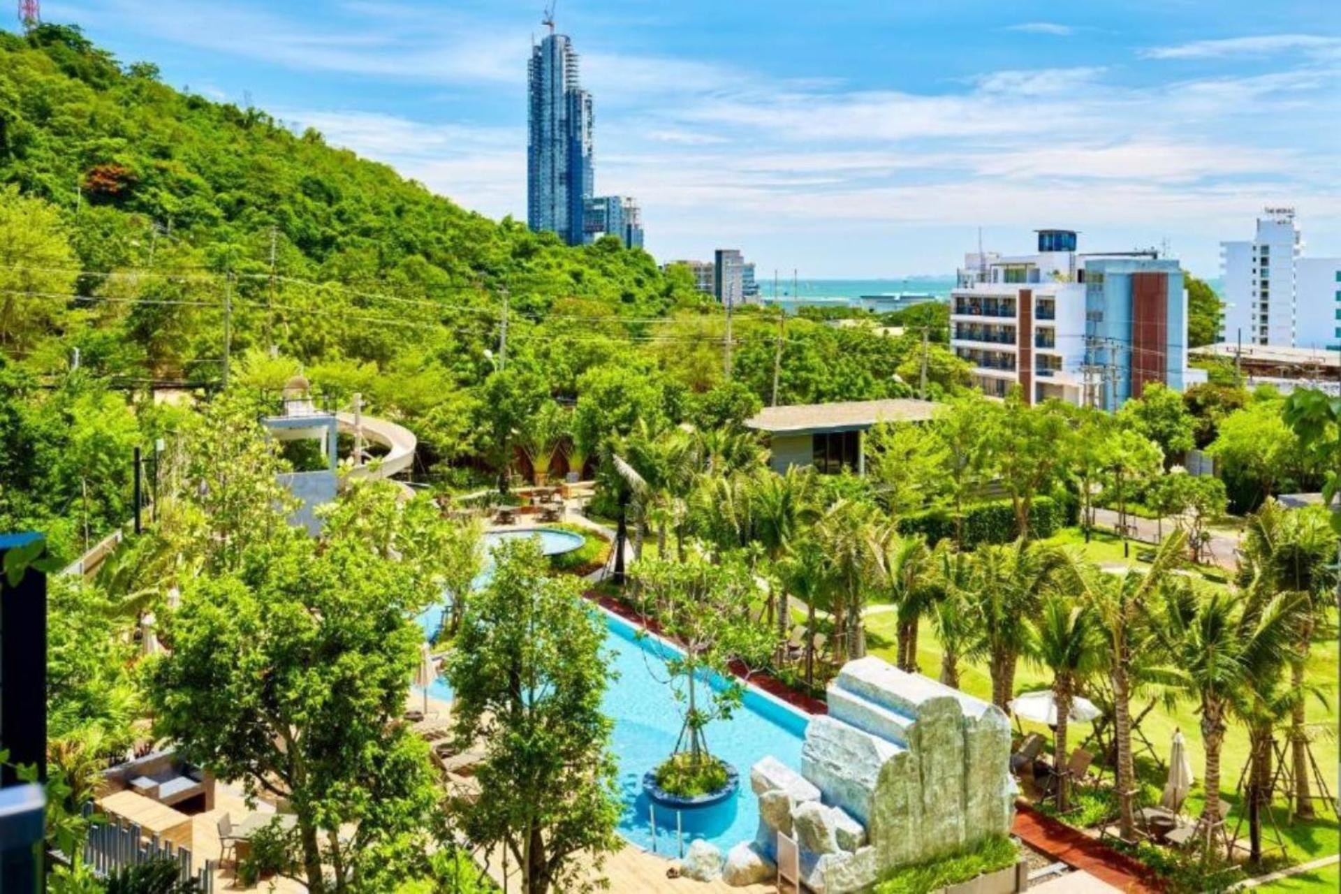 Walking Street Unixx Condo Beautiful Sea View Pattaya Exterior photo